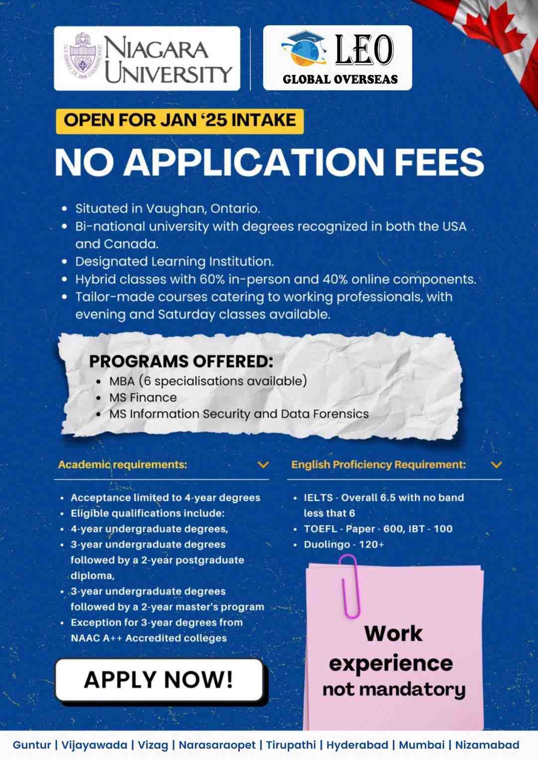 Study Abroad NIAGARA University
